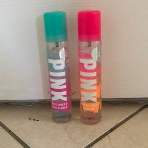 2 pink limited edition mists